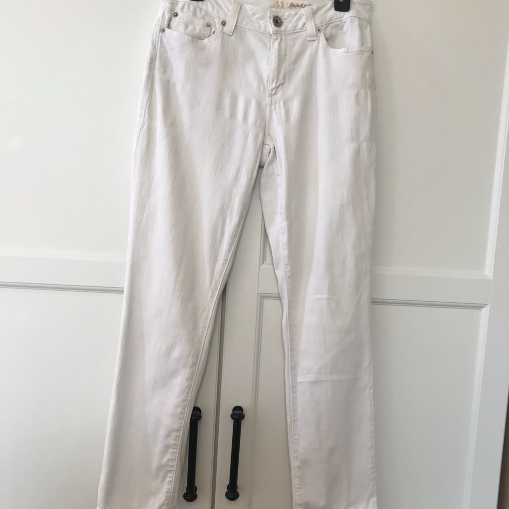 DKNY white jeans 8